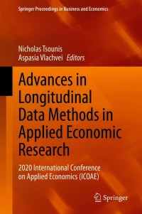 Imagen de portada: Advances in Longitudinal Data Methods in Applied Economic Research 9783030639693
