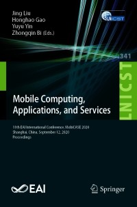 Cover image: Mobile Computing, Applications, and Services 1st edition 9783030642136