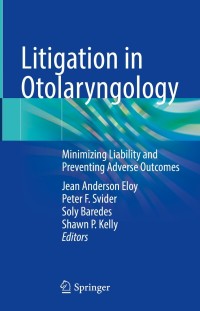 Cover image: Litigation in Otolaryngology 9783030644178