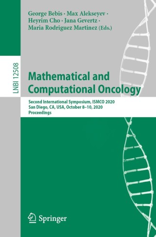 Cover image: Mathematical and Computational Oncology 1st edition 9783030645106