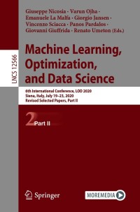 صورة الغلاف: Machine Learning, Optimization, and Data Science 9783030645793