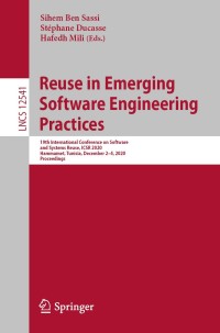 Immagine di copertina: Reuse in Emerging Software Engineering Practices 1st edition 9783030646936