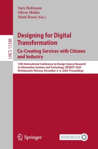 Cover image: Designing for Digital Transformation. Co-Creating Services with Citizens and Industry 1st edition 9783030648220
