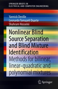 Imagen de portada: Nonlinear Blind Source Separation and Blind Mixture Identification 9783030649760