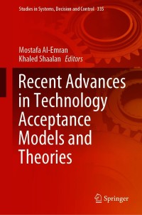 Cover image: Recent Advances in Technology Acceptance Models and Theories 9783030649869