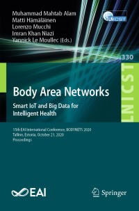 Cover image: Body Area Networks. Smart IoT and Big Data for Intelligent Health 1st edition 9783030649906