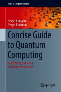 Cover image: Concise Guide to Quantum Computing 9783030650513