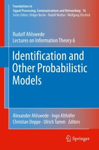 Cover image: Identification and Other Probabilistic Models 9783030650704