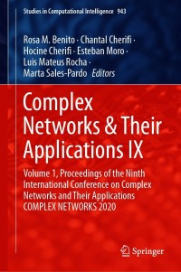 Immagine di copertina: Complex Networks & Their Applications IX 1st edition 9783030653460