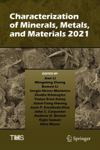 Imagen de portada: Characterization of Minerals, Metals, and Materials 2021 9783030654924