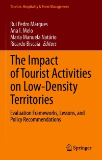 Cover image: The Impact of Tourist Activities on Low-Density Territories 9783030655235