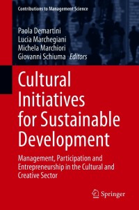 صورة الغلاف: Cultural Initiatives for Sustainable Development 9783030656867