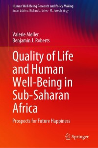 Cover image: Quality of Life and Human Well-Being in Sub-Saharan Africa 9783030657871