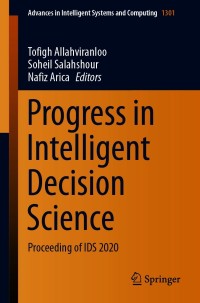 Cover image: Progress in Intelligent Decision Science 9783030665005
