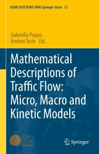 Imagen de portada: Mathematical Descriptions of Traffic Flow: Micro, Macro and Kinetic Models 9783030665593