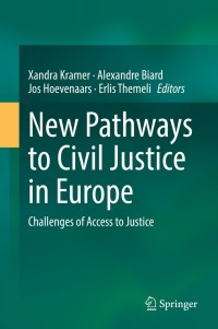 Omslagafbeelding: New Pathways to Civil Justice in Europe 9783030666361