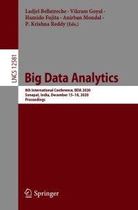 Cover image: Big Data Analytics 1st edition 9783030666644