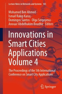 Imagen de portada: Innovations in Smart Cities Applications Volume 4 9783030668396