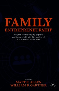 Cover image: Family Entrepreneurship 9783030668457