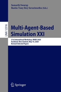 صورة الغلاف: Multi-Agent-Based Simulation XXI 9783030668877