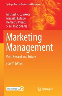 Immagine di copertina: Marketing Management 4th edition 9783030669157