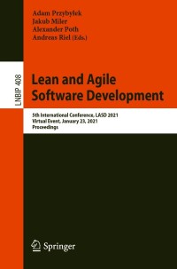 Cover image: Lean and Agile Software Development 9783030670832