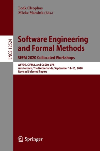 Cover image: Software Engineering and Formal Methods. SEFM 2020 Collocated Workshops 9783030672195