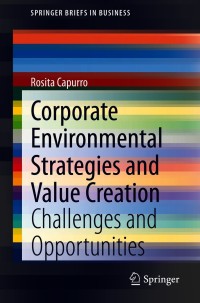 Cover image: Corporate Environmental Strategies and Value Creation 9783030672775