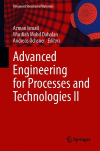 Cover image: Advanced Engineering for Processes and Technologies II 9783030673062