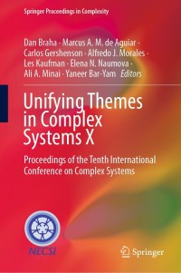 Imagen de portada: Unifying Themes in Complex Systems X 9783030673178