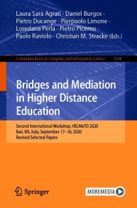Cover image: Bridges and Mediation in Higher Distance Education 9783030674342