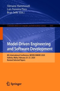 Cover image: Model-Driven Engineering and Software Development 9783030674441