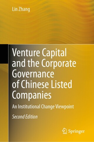 Cover image: Venture Capital and the Corporate Governance of Chinese Listed Companies 2nd edition 9783030675714