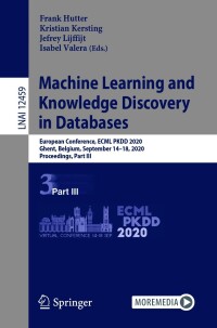 Cover image: Machine Learning and Knowledge Discovery in Databases 9783030676636