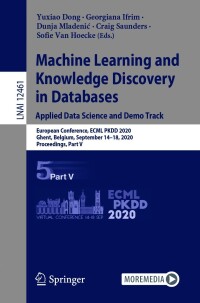 Cover image: Machine Learning and Knowledge Discovery in Databases. Applied Data Science and Demo Track 9783030676698