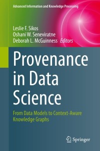 Cover image: Provenance in Data Science 9783030676803