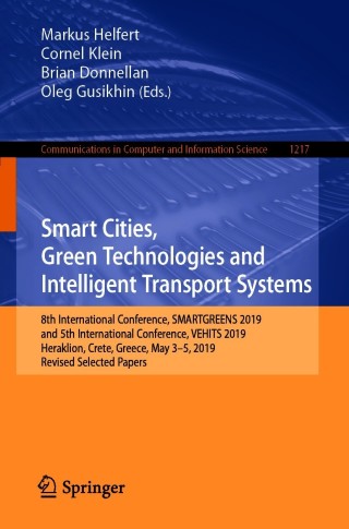 Immagine di copertina: Smart Cities, Green Technologies and Intelligent Transport Systems 9783030680275