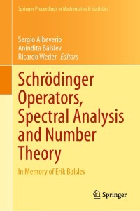 Imagen de portada: Schrödinger Operators, Spectral Analysis and Number Theory 9783030684891