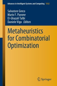 Immagine di copertina: Metaheuristics for Combinatorial Optimization 9783030685195