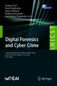 Imagen de portada: Digital Forensics and Cyber Crime 9783030687335
