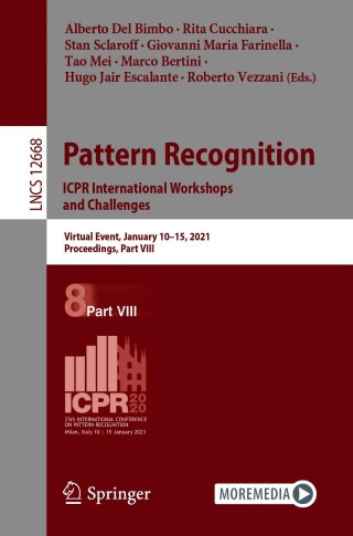 Imagen de portada: Pattern Recognition. ICPR International Workshops and Challenges 9783030687922