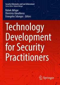 Cover image: Technology Development for Security Practitioners 9783030694593