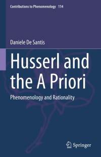 Cover image: Husserl and the A Priori 9783030695279