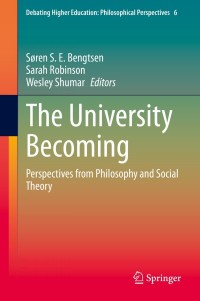Cover image: The University Becoming 9783030696276