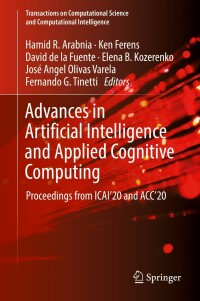 Cover image: Advances in Artificial Intelligence and Applied Cognitive Computing 9783030702953