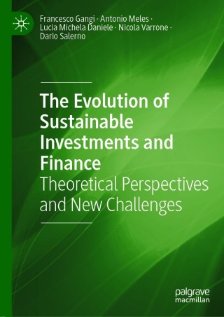 Cover image: The Evolution of Sustainable Investments and Finance 9783030703493