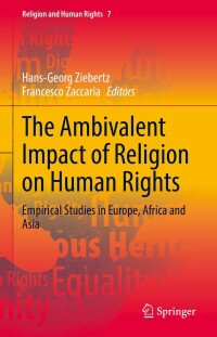 Titelbild: The Ambivalent Impact of Religion on Human Rights 9783030704032