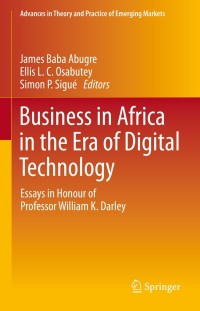 Cover image: Business in Africa in the Era of Digital Technology 9783030705374