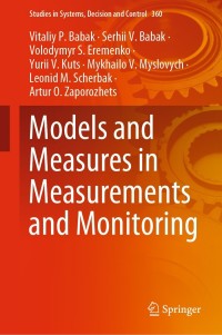 Cover image: Models and Measures in Measurements and Monitoring 9783030707828