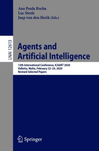 Cover image: Agents and Artificial Intelligence 9783030711573